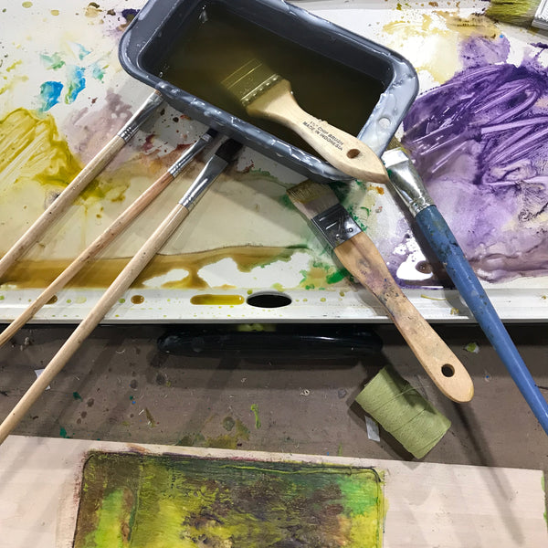 2025 ENCAUSTIC PAINTING + MIXED MEDIA LAB Workshop