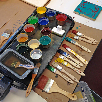 2025 ENCAUSTIC PAINTING + MIXED MEDIA LAB Workshop