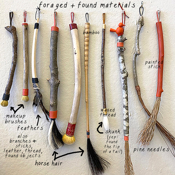 Foraged + Found - Paint Brush Making Lab Workshop (1-day)