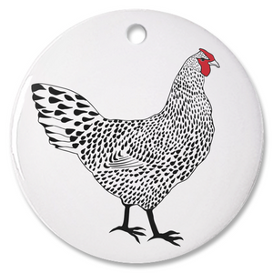 Porcelain Ornament - Chicken