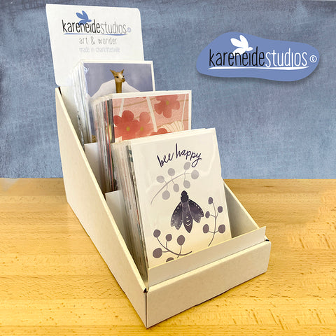 Free Tiered Display for 45, 60, or 90 Greeting Cards