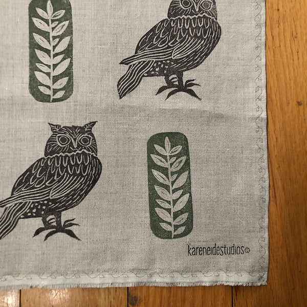 Tea Towel - Tree Owls