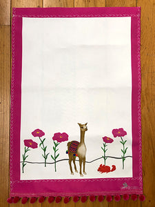 Tea Towel - Luna the Llama